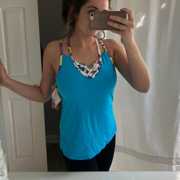 Blue Workout Tank-top - Picture 1 of 7
